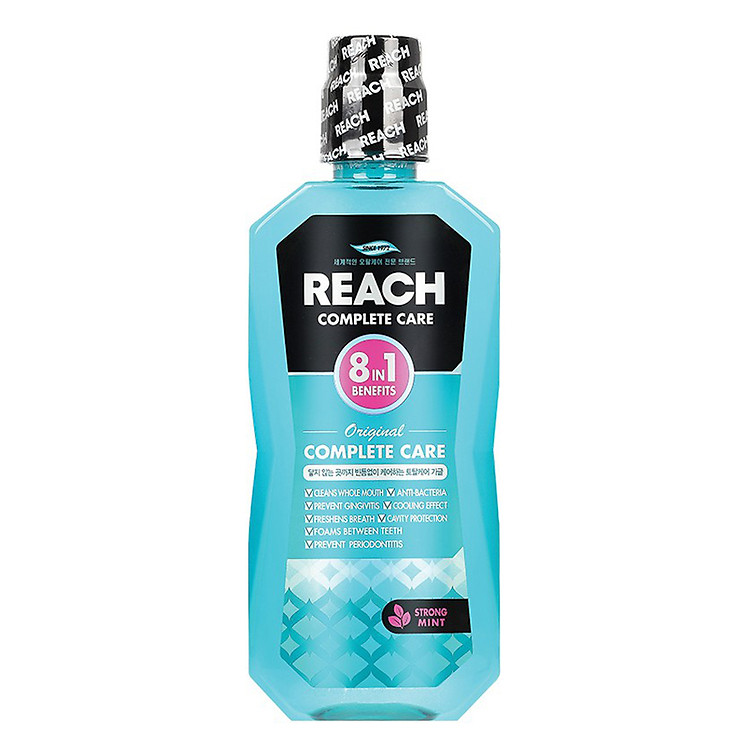 Nước Súc Miệng Reach Complete Care Original (320ml) - Chăm Sóc Toàn Diện (Xanh Dương)
