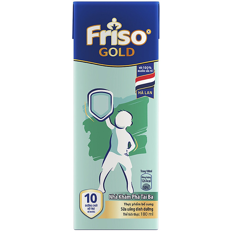 Lốc 4 Hộp Sữa Bột Pha Sẵn Friso Gold Vani (4 x...
