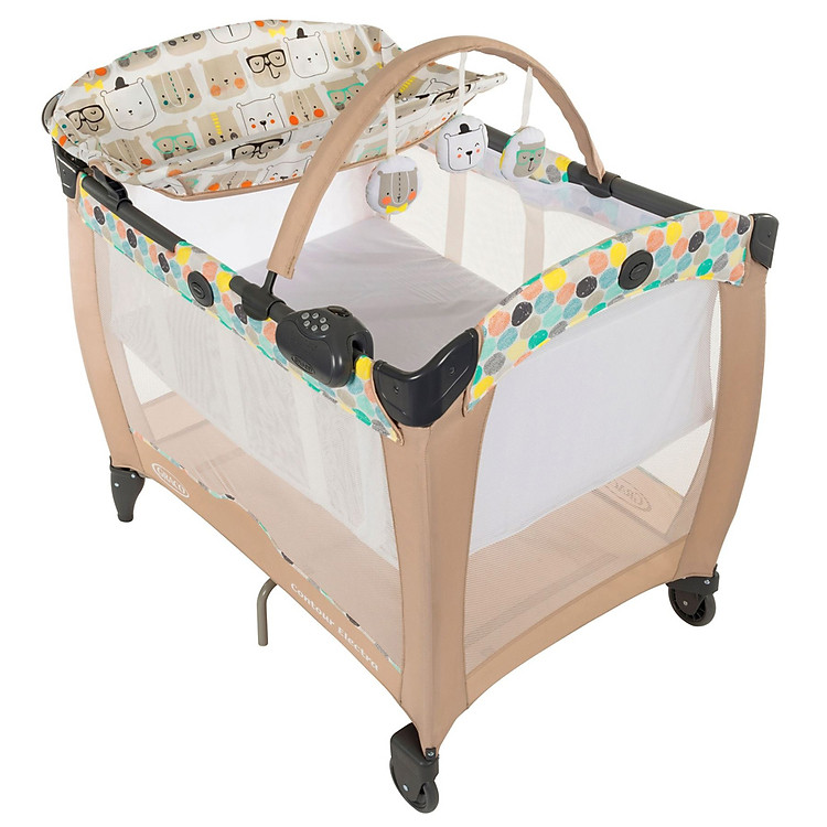 Giường Cũi Graco Contour Electra Bowtie Bear