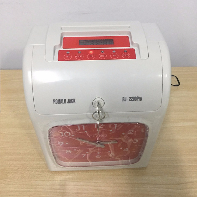 Máy chấm công thẻ giấy Ronald Jack RJ-2200pro - Hàng Nhập Khẩu