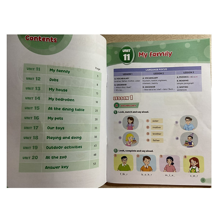 Vở Bài Tập Tiếng Anh 3 - Tập 1 + 2 (Global Success) - Ảnh 2