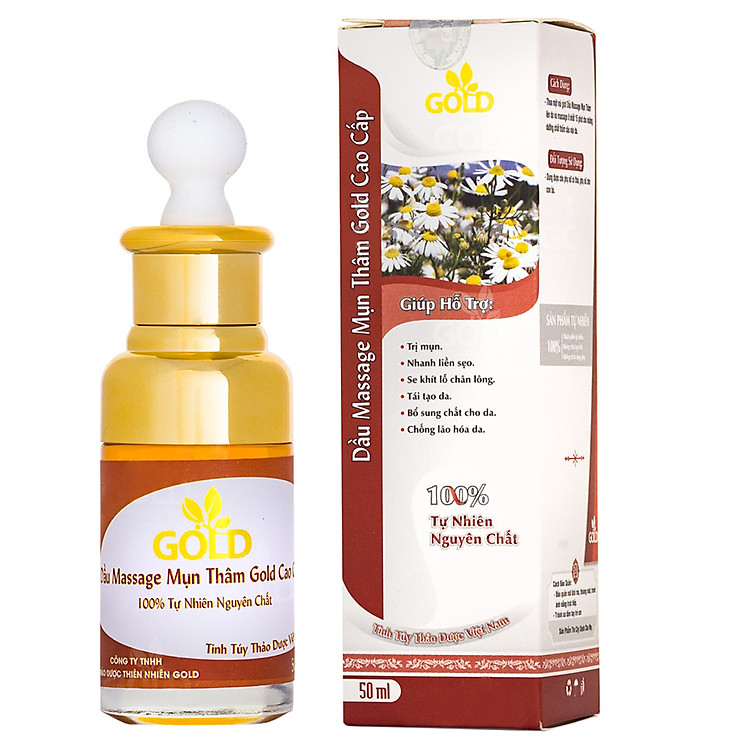 Dầu Massage Mụn Thâm Gold Cao Cấp (50ml)