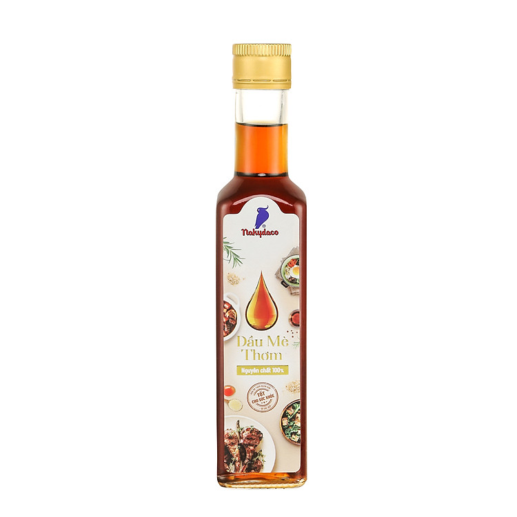 Dầu Mè Thơm Nakydaco chai thủy tinh sang trọng 250ml
