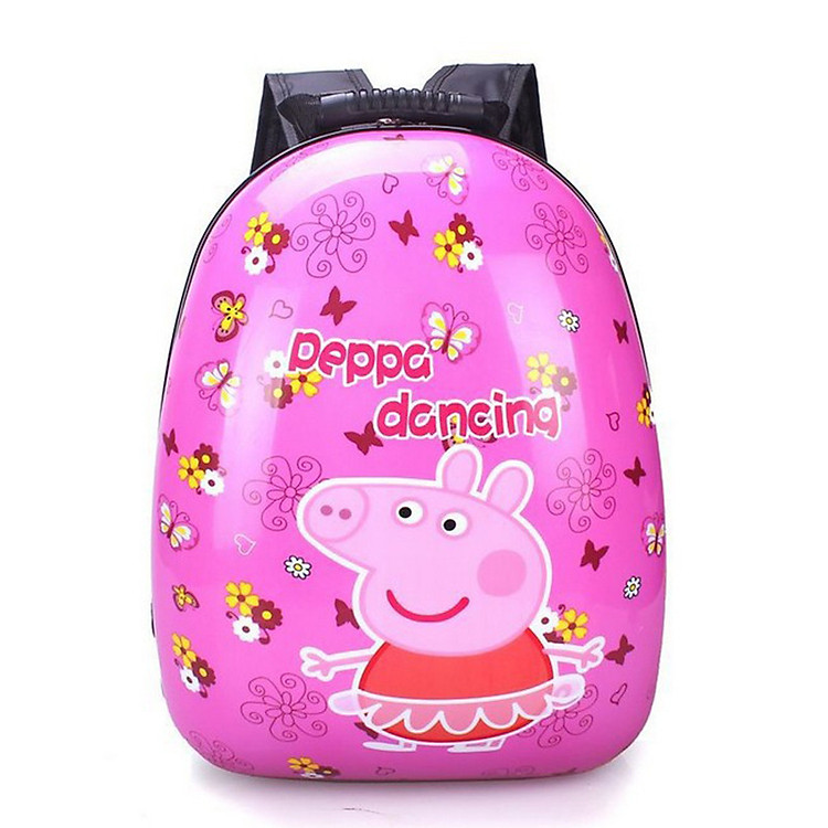 Balo trứng in hình Heo Peppa siêu xinh cho bé đi học