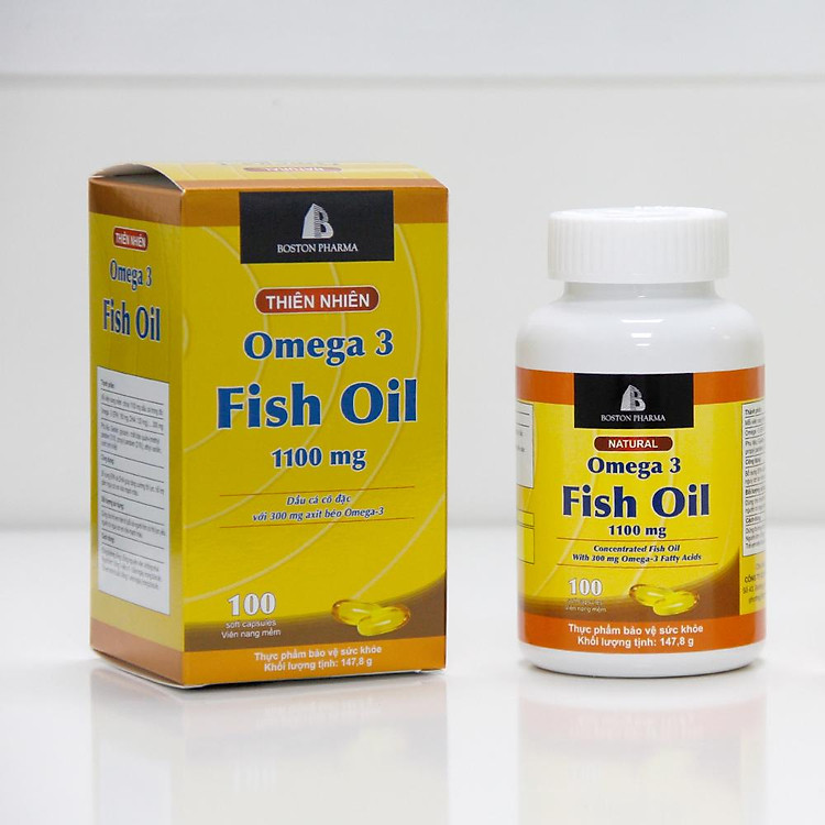 THỰC PHẨM BẢO VỆ SỨC KHỎE VIÊN DẦU CÁ OMEGA 3 BỔ SUNG DHA VÀ EPA