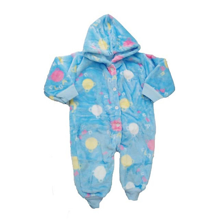 Bộ tuyết liền có mũ dành cho trẻ sơ sinh (freesize)