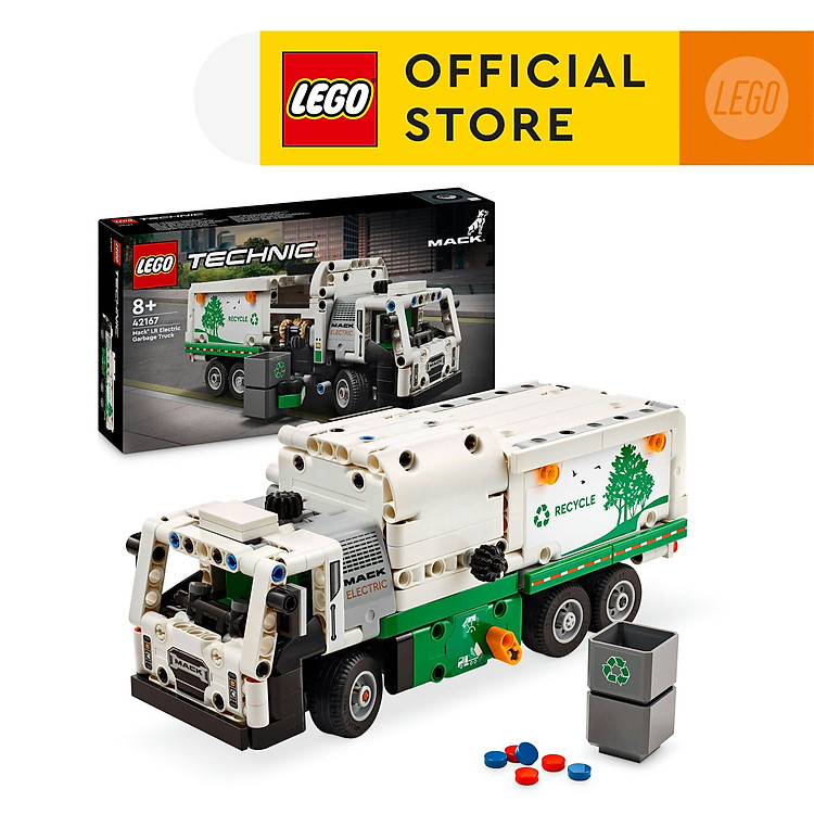 Tìm mua tại Avakids: LEGO TECHNIC 42167 Xe tải rác Mack LR - Ngập tràn khuyến mãi