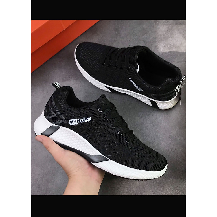 Giày Thể Thao Sneaker Nam , Đế Êm, Nhẹ Thoáng Khí, Thích Hợp Đi Chơi, Đi Hoc, Đi Làm, Đế Cao Su Đúc, Chống Trơn Trượt, Hạn Chế Mòn Đế, Miếng Lót Giày Cấu Trúc Tổ Ong Tạo Cảm Giác Êm S336