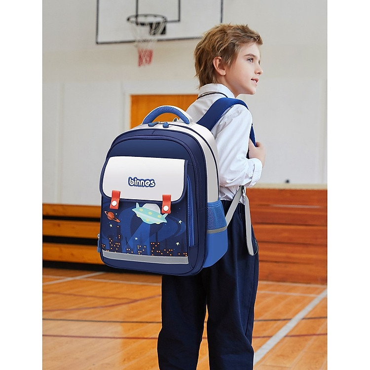 Balo học sinh BINBES BNS-5018 siêu nhẹ, chống gù, chống thấm nước - Ảnh 3