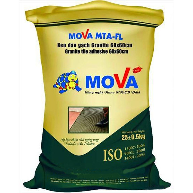 Mova MTA-FL: Keo dán gạch & đá tiêu chuẩn