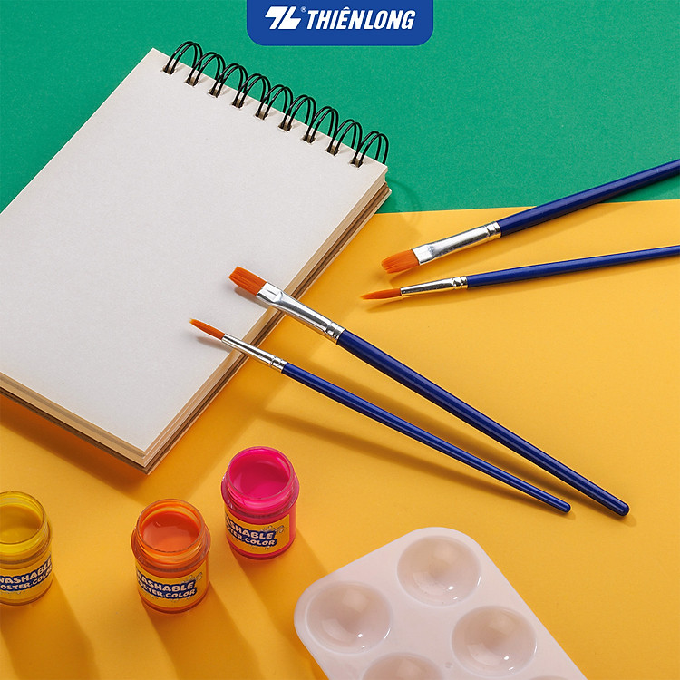 Cọ Vẽ Tròn Thiên Long Colokit BRW-C02 (10 chiếc) - Ảnh 6