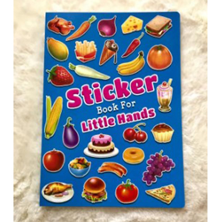 Little Hands Sticker Book-3 (Blue)