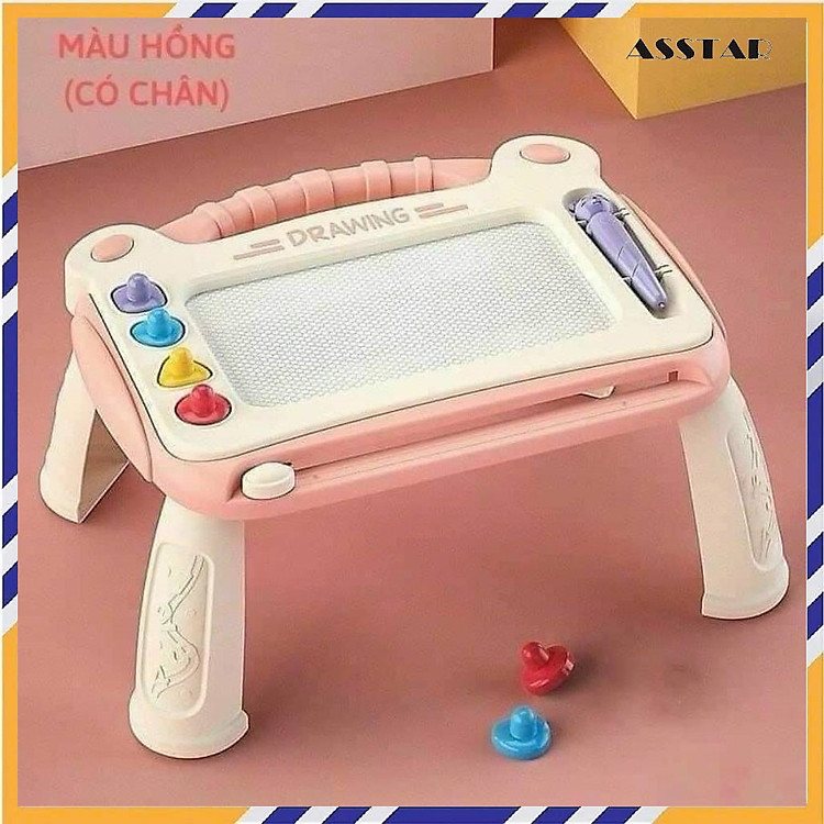 Bảng Viết Vẽ Tự Xóa Thông Minh Có Chân