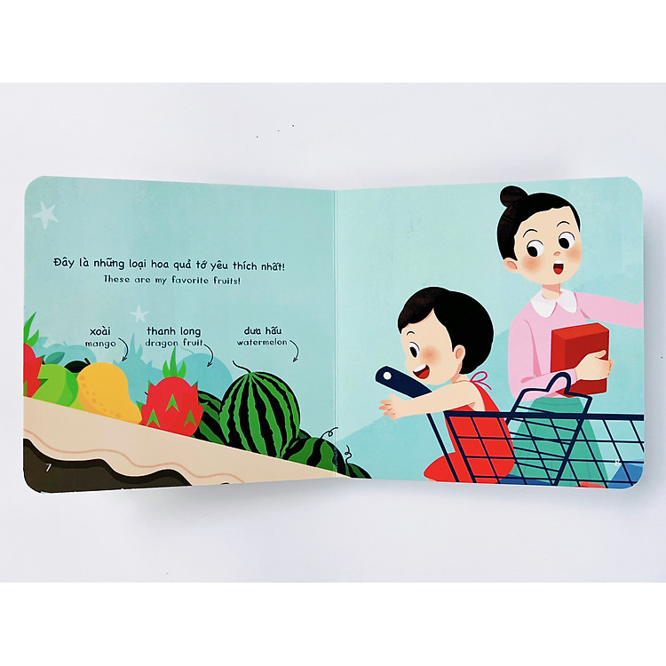 Bé Học Giao Tiếp Phần 1 - Sách Song Ngữ Anh Việt Cho Bé - Ảnh 6