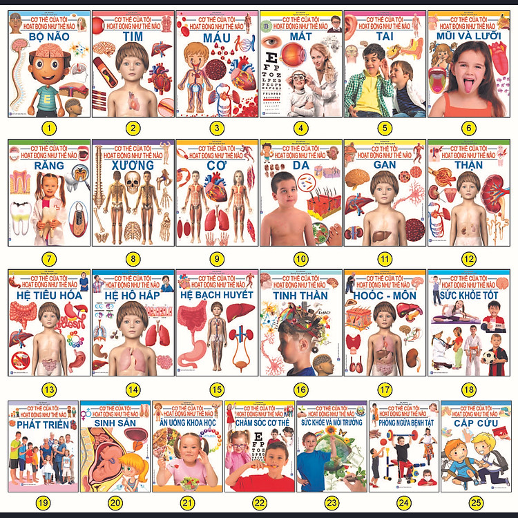 Cơ Thể Của Tôi Hoạt Động Như Thế Nào? (Trọn bộ 25 tập)