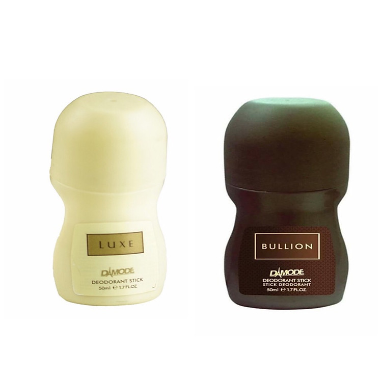 Combo lăn khử mùi độc quyền Damode Bullion 50ml nam Luxe 50ml nữ
