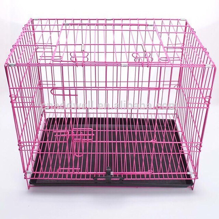 Lồng chó mèo nhỏ 450 nan dầy - giao màu ngẫu nhiên