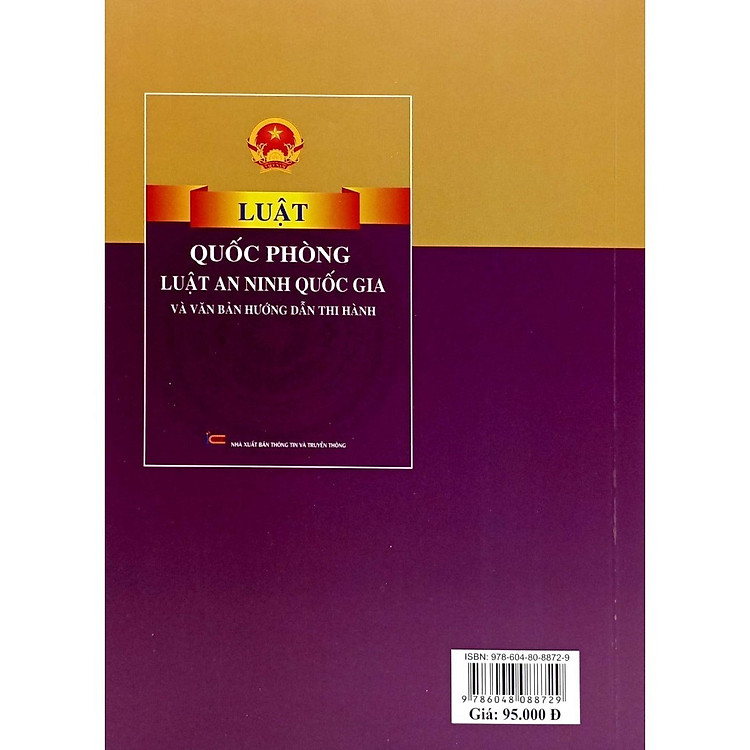 Luật Quốc Phòng, Luật An Ninh Quốc Gia Và Văn Bản Hướng Dẫn Thi Hành (XBTT) - Ảnh 2