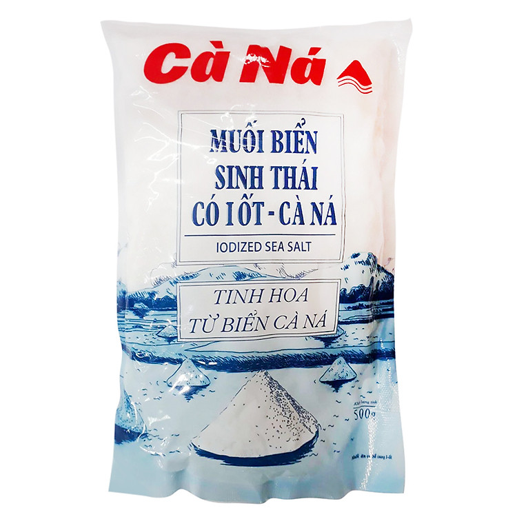 Muối Biển Sinh Thái Có I ốt - Cà Ná Túi 500g