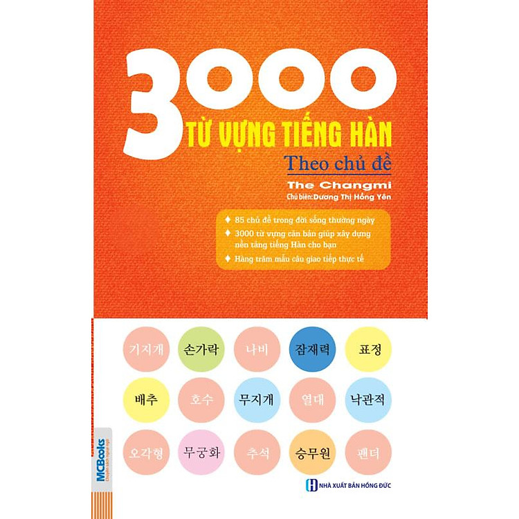 3000 Từ Vựng Tiếng Hàn Theo Chủ Đề