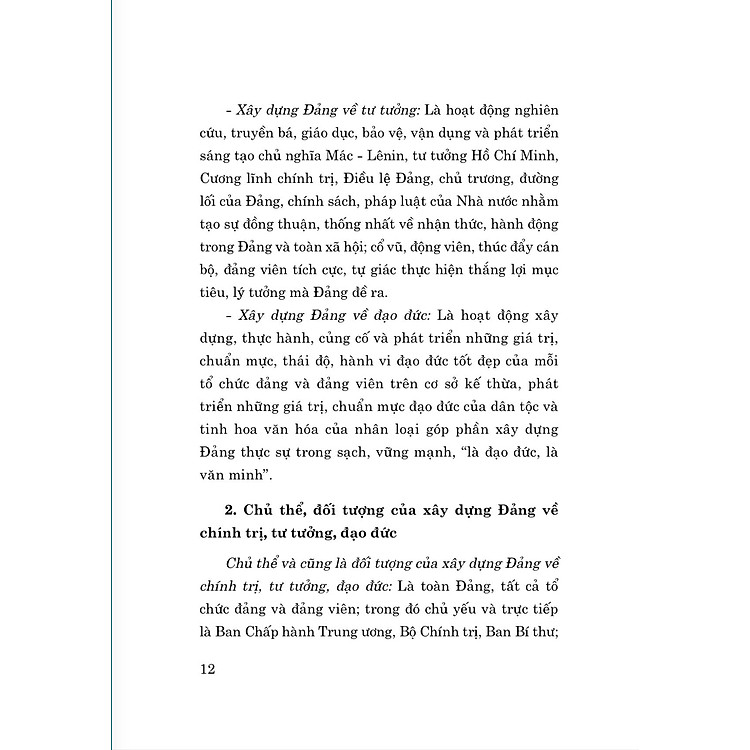 Tài Liệu Nhận Thức Và Triển Khai Công Tác Xây Dựng Đảng Về Chính Trị, Tư Tưởng, Đạo Đức Trong Giai Đoạn Hiện Nay - Ảnh 7