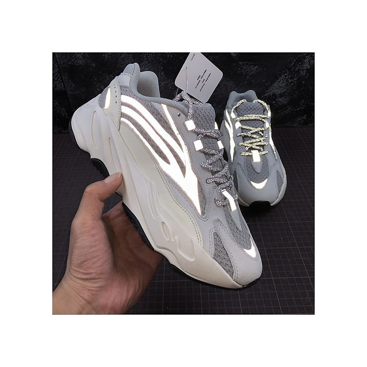 Giầy Y700 trắng full Phản quang