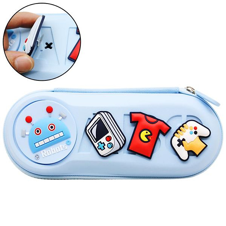 Bóp Viết Nhựa Charm Robot Shunde 9036 (Màu Xanh Dương) - Ảnh 2