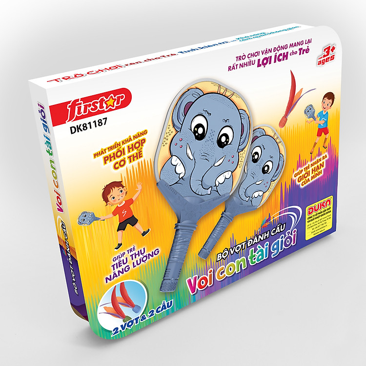 Vợt Đánh Cầu Voi Con Tài Giỏi DK81187 Chính hãng Ưu đãi - Hình ảnh 2