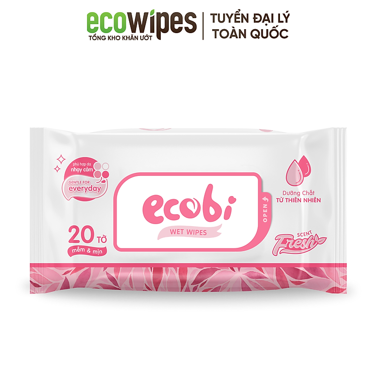 Mua Khăn ướt Ecobi an toàn cho bé Uy tín Tiết kiệm
