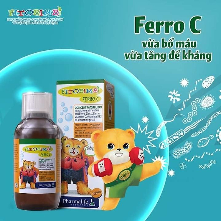 Mua Fitobimbi FERRO C bổ sung sắt, kẽm Giá rẻ - Hình ảnh 5