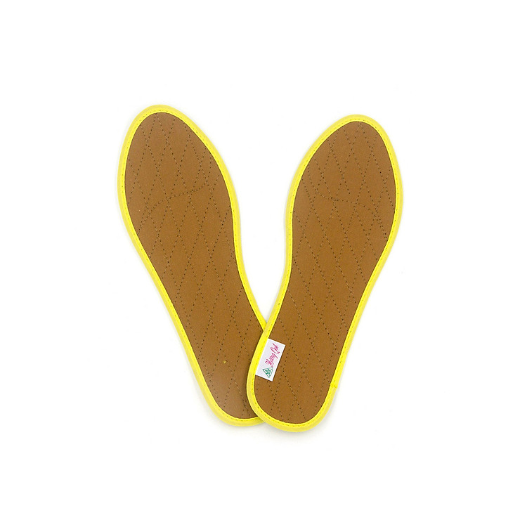 Lót giày vải cotton Hương quế CI-01 làm từ vải cotton - bột quế giúp hút ẩm - khử mùi - phòng cảm cúm và cải thiện sức khoẻ