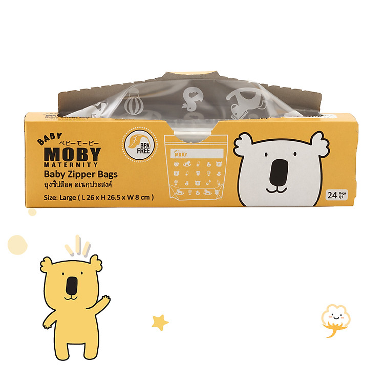 Túi zip đa năng Baby Moby