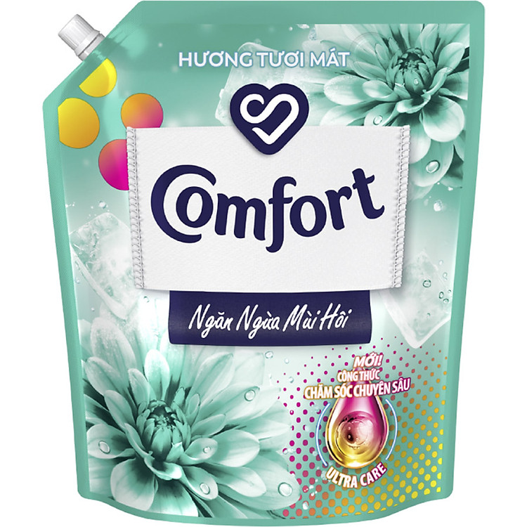 Nước Xả Làm Mềm Vải Comfort Giữ Màu Và Bền Vải Hương Tươi Mát Ngăn Ngừa Mùi Hôi 3.2L