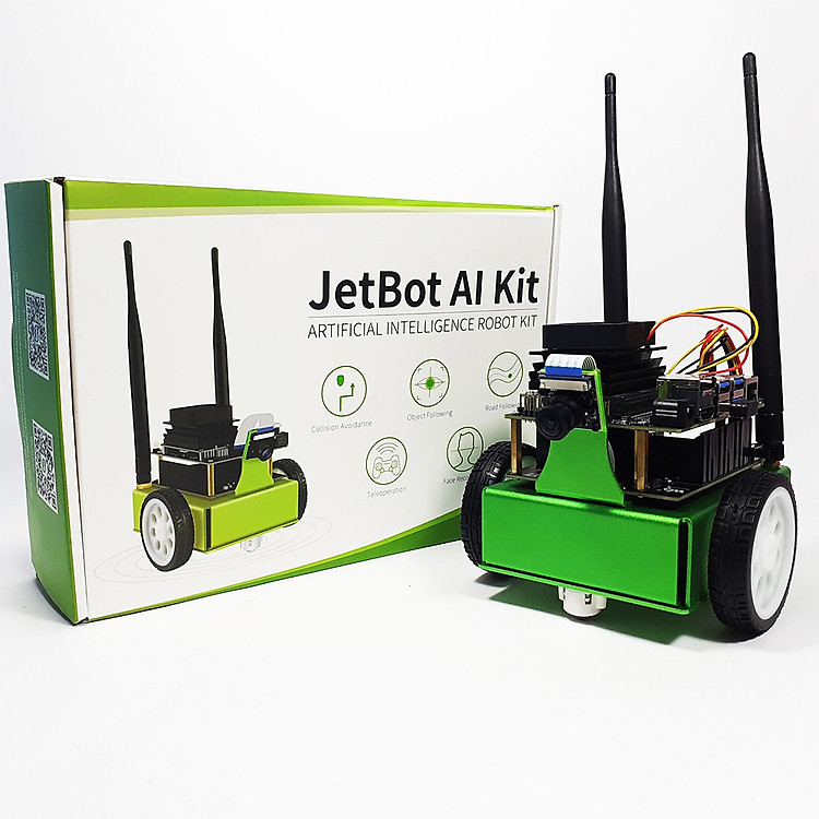Robot AI JetBot dành cho NVIDIA Jetson Nano Developer Kit - Hàng Chính Hãng