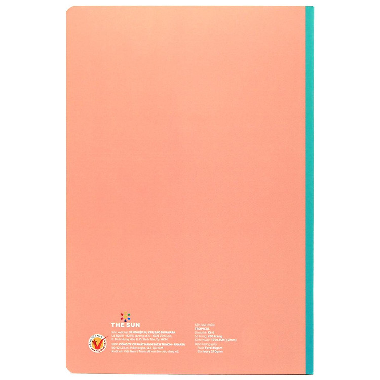 Tập Sinh Viên Tropical - Kẻ Ô (200 trang, 80gsm) - Ảnh 6