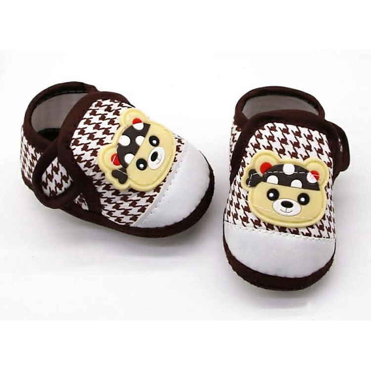 Giày tập đi cho bé trai, giày tập đi cho bé gái đế mềm chống trượt họa tiết đáng yêu dn20051502