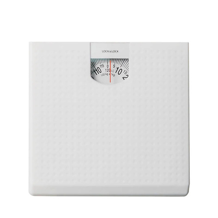 Cân Sức Khỏe LocknLock Dùng Trong Gia Đình ENC536WHT - 120Kg - Màu Trắng - Hàng Chính Hãng - JoyMall