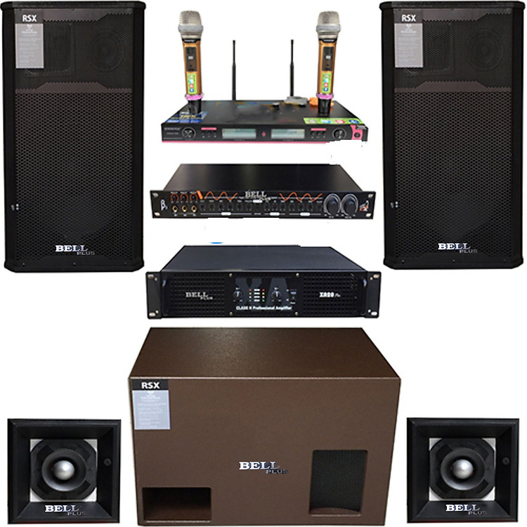 Dàn karaoke và nghe nhạc gia đình KMS - 9100 (cao cấp) hàng chính hãng