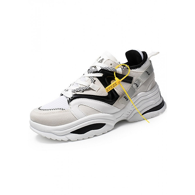 Giày Sneaker Nam Mẫu Mới Siêu Hot YAMET YM111NM Màu Trắng Phối Đen