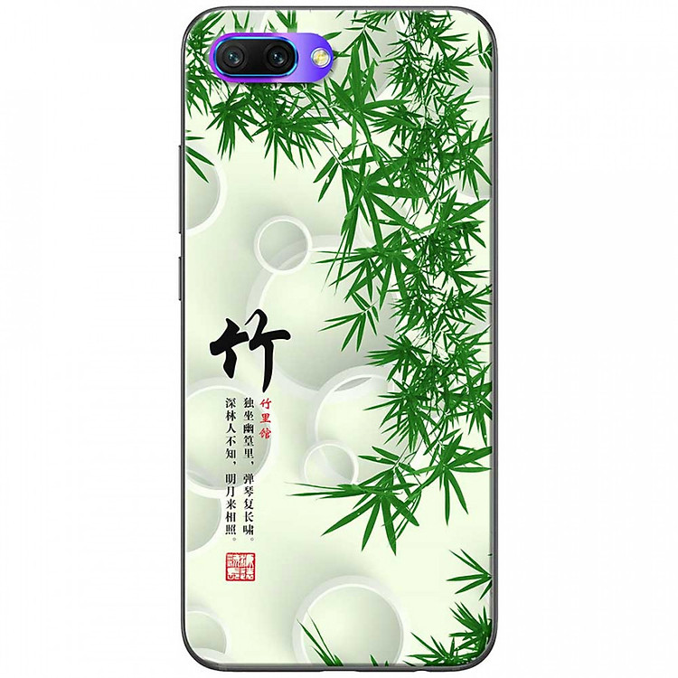 Ốp lưng dành cho Honor 10 mẫu Lá tre thư pháp