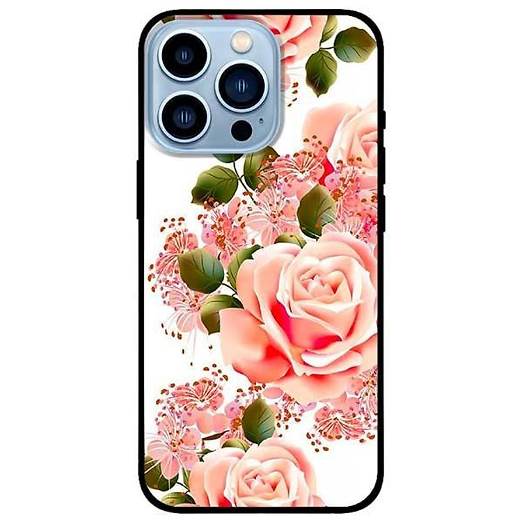 Ốp lưng dành cho Iphone 13 Mini - Iphone 13 - Iphone 13 Pro - Iphone 13 Pro Max - Hoa Hồng Nhạt