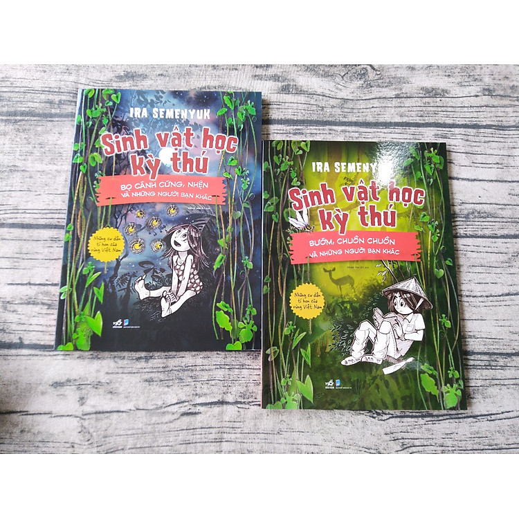 Combo 02 cuốn Sinh vật học kỳ thú - bọ cánh cứng, nhện và Bướm, chuồn chuồn và những người bạn khác