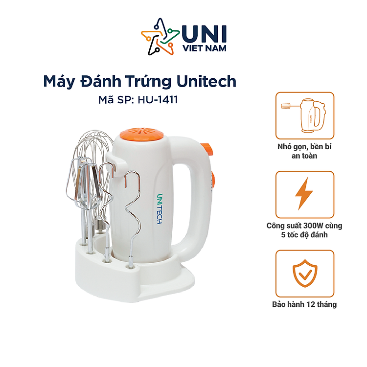 Máy đánh trứng Unitech HU-1411 - Hàng chính hãng