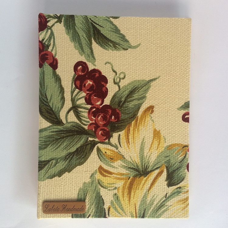 Sổ tay Handmade Labata Hoa Nền Vàng 209