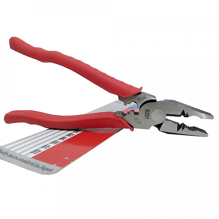Kìm điện 5 chức năng dài 225mm A0105 Kềm điện siêu sắc công nghệ nhật bản Tặng móc khóa kĩ thuật