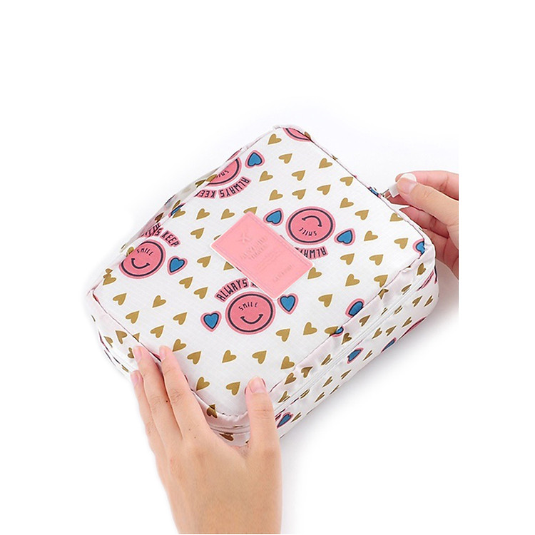 Túi Đựng Mỹ Phẩm Du Lịch TRAVEL (Hộp Họa Tiết)