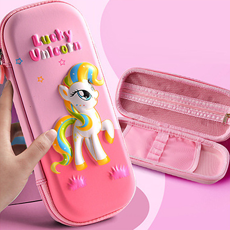 Hộp Đựng Bút Họa Tiết 3D Chống Thấm Nước BEE GEE 7006