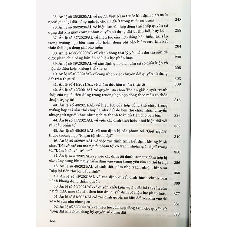 Hệ thống Án lệ Việt Nam (Hiện hành) - Từ Án lệ số 01 đến Án lệ số 72 - Ảnh 6