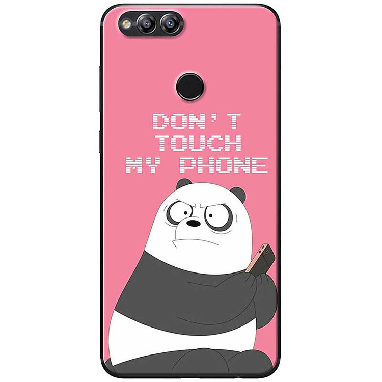 Ốp lưng dành cho Honor 7x mẫu Gấu trúc giận dữ