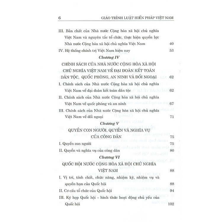 Giáo Trình Luật Hiến Pháp Việt Nam (Xuất Bản Lần Thứ Ba, Có Chỉnh Sửa, Bổ Sung) - Ảnh 7